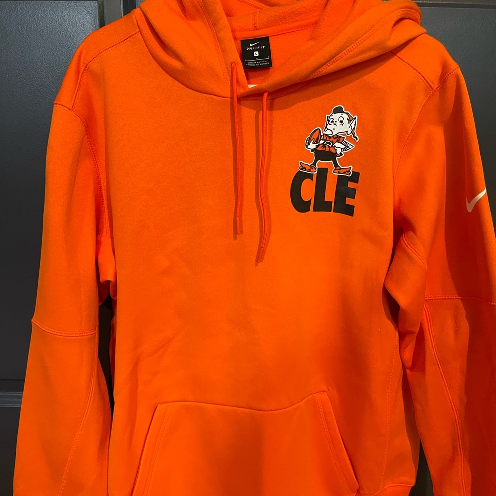 Nike Large Cleveland Browns Hoodie Sweatshirt